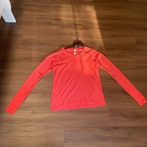 Lululemon Swiftly Tech Long Sleeve size 12 | color Glaze Pink